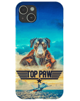 Funda para teléfono personalizada 'Top Paw'