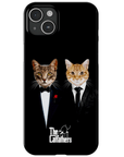 Funda personalizada para teléfono con 2 mascotas 'The Catfathers'