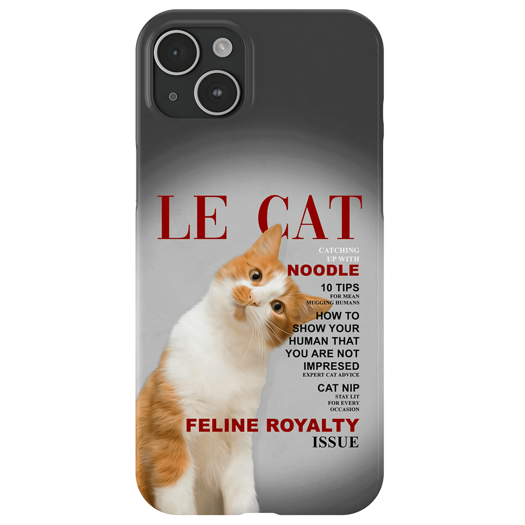 Funda para móvil personalizada &#39;Le Cat&#39;