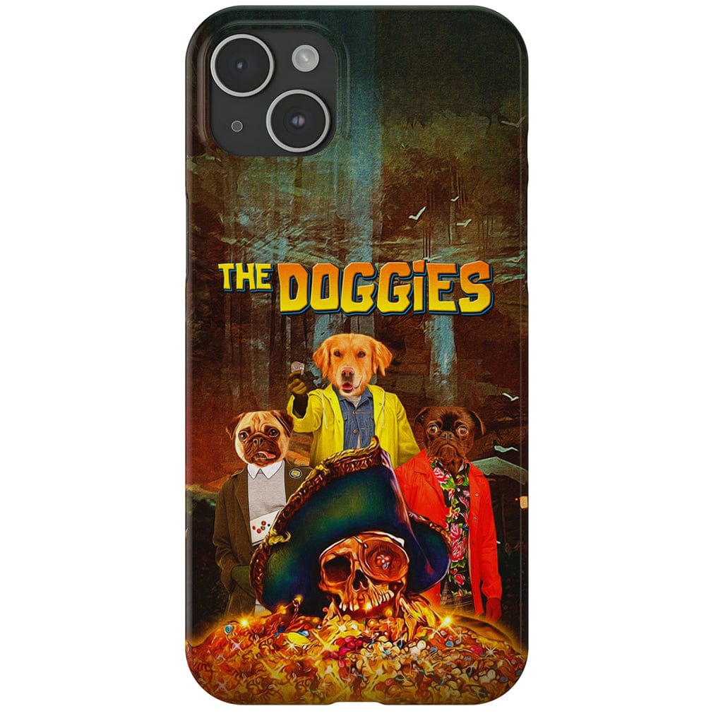 &#39;The Doggies&#39; Funda personalizada para teléfono con 3 mascotas