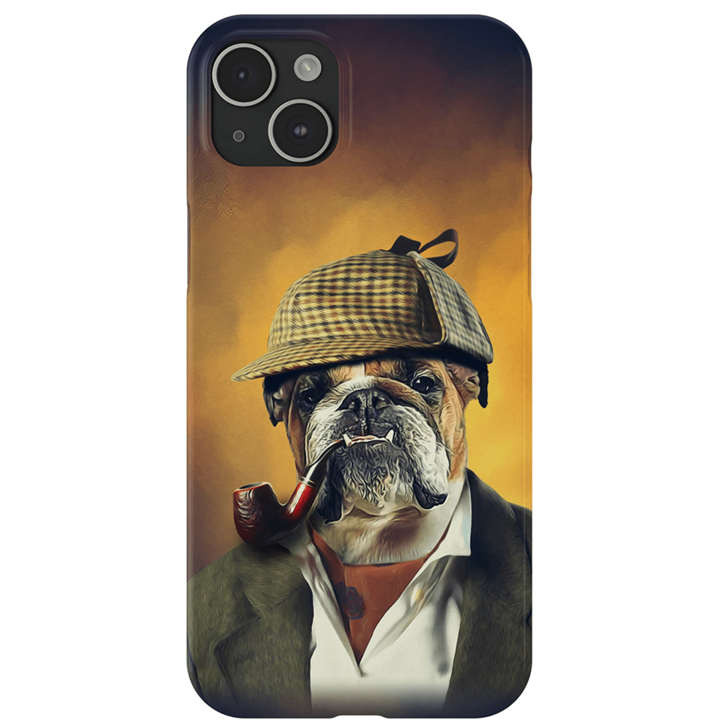 Funda para móvil personalizada &#39;Sherlock Doggo&#39;