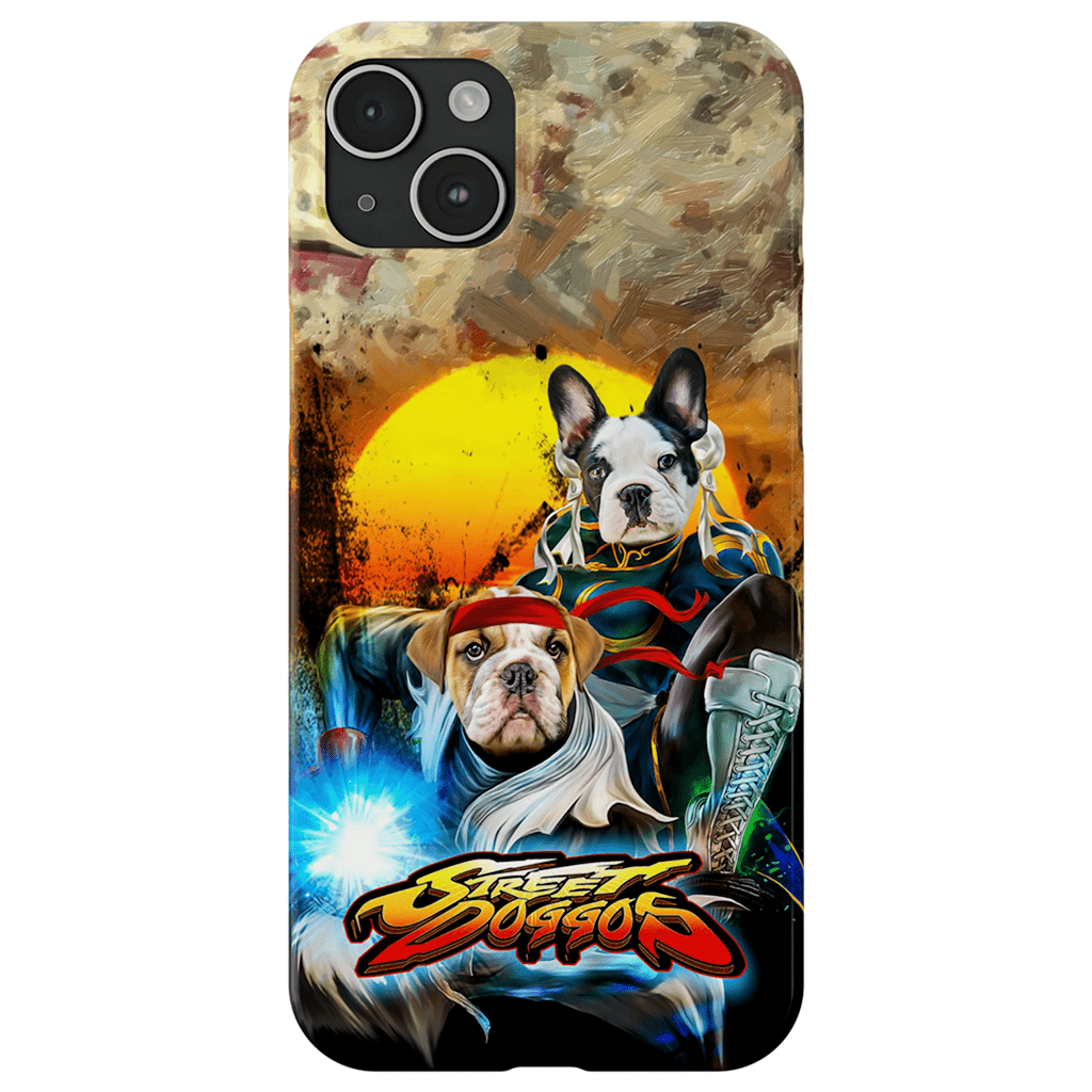 &#39;Street Doggos 2&#39; Funda personalizada para teléfono con 2 mascotas