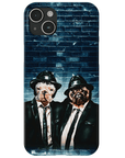 Funda personalizada para teléfono con 2 mascotas 'The Blues Doggos'