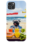 Funda para móvil personalizada 'El perro de la playa'