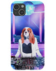 Funda para móvil personalizada 'La DJ femenina'