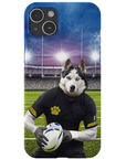 Funda para móvil personalizada 'El jugador de rugby'