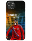 Funda para móvil personalizada 'Russia Doggos Soccer'