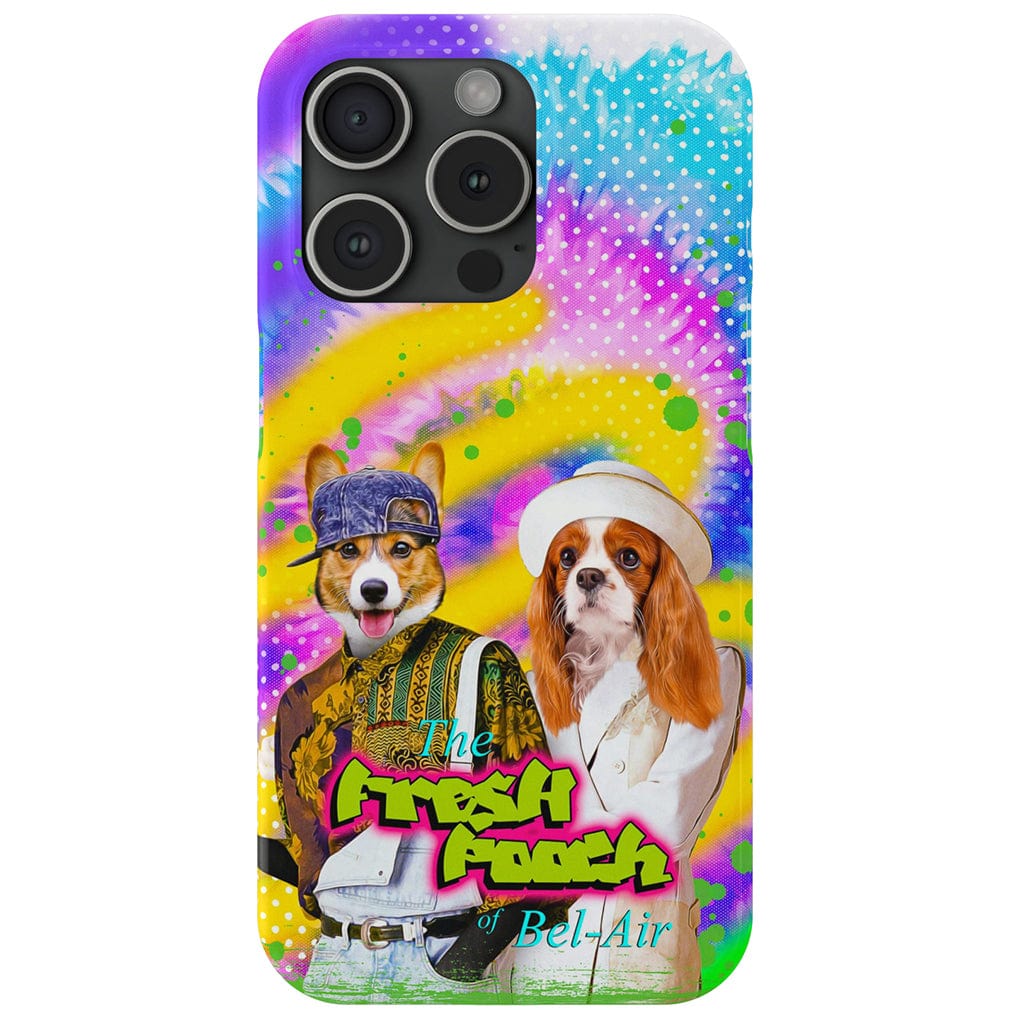 Funda personalizada para teléfono con 2 mascotas &#39;The Fresh Pooch&#39;