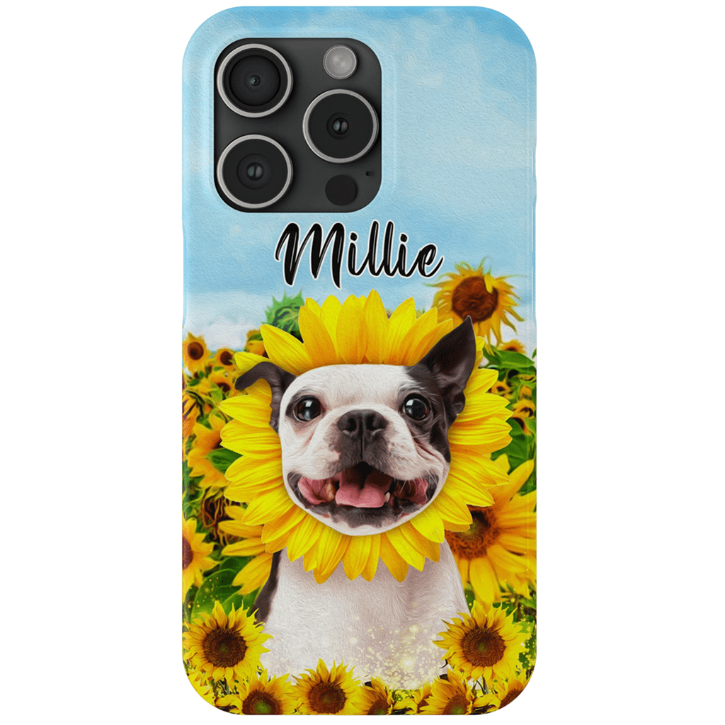 Funda para móvil personalizada &#39;El Girasol&#39;