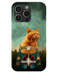 Funda para móvil personalizada 'Jurassic Meow'