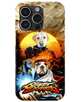 Funda personalizada para teléfono con 2 mascotas 'Street Doggos'