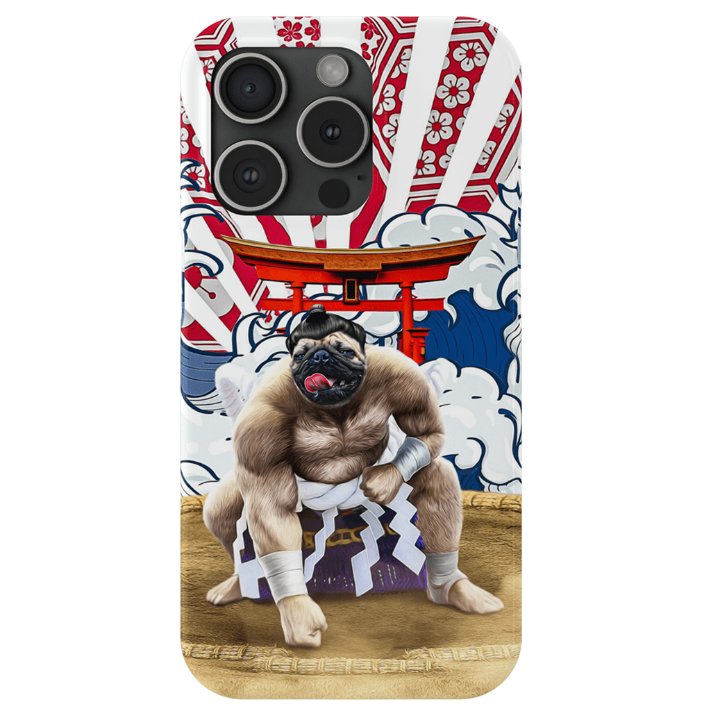 Funda para móvil personalizada &#39;El luchador de sumo&#39;