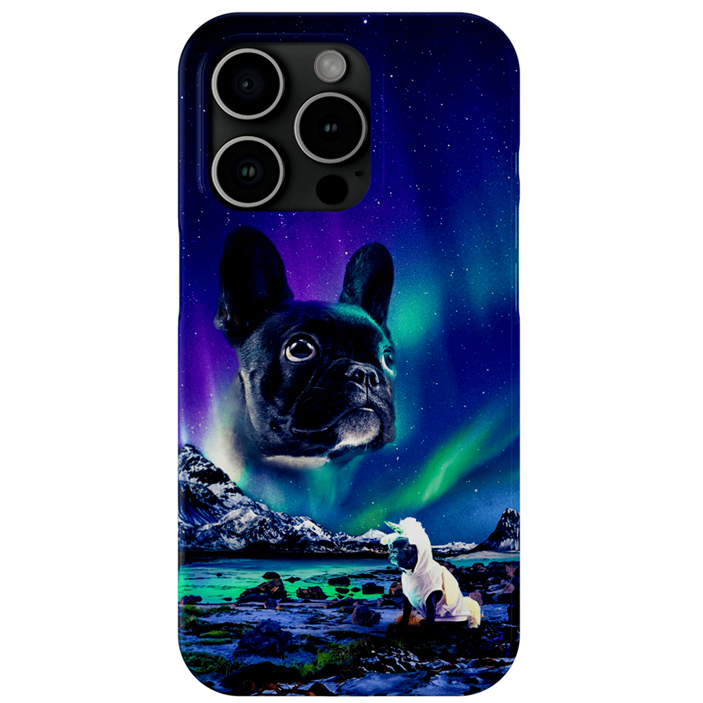 Funda para móvil personalizada &#39;Majestic Northern Lights&#39;