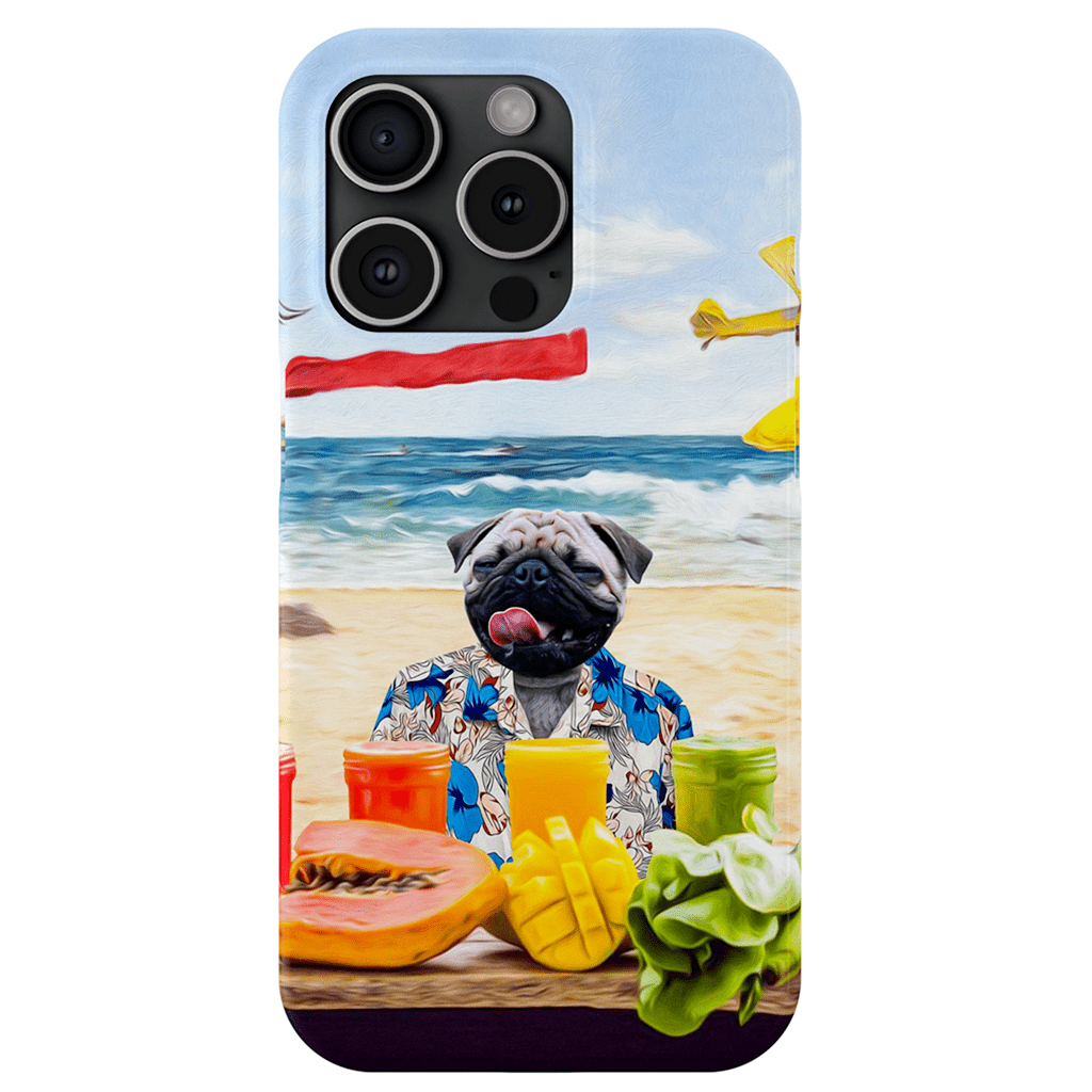 Funda para móvil personalizada &#39;El perro de la playa&#39;