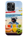 Funda para móvil personalizada 'El perro de la playa'