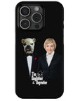 Funda personalizada para teléfono humano o mascota 'The Dogfather &amp; Dogmother'