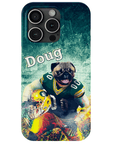 Funda personalizada para teléfono con perro 'Green Bay Doggos'