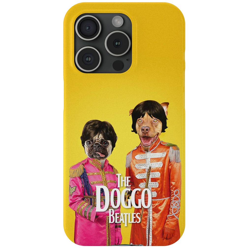 Funda personalizada para teléfono con 2 mascotas &#39;The Doggo Beatles&#39;