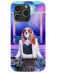 Funda para móvil personalizada 'La DJ femenina'