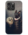 Funda personalizada para teléfono con 2 mascotas 'Duque y Duquesa'