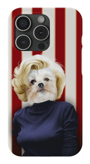 Funda para teléfono personalizada &#39;Marilyn Monpaw&#39;