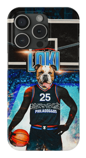 Funda para teléfono personalizada &#39;Philadoggos 76ers&#39;