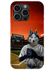 Funda para móvil personalizada 'El jugador de béisbol'