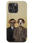 'The Woofice' Funda personalizada para teléfono con 2 mascotas