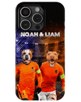 Funda personalizada para teléfono con 2 mascotas 'Holland Doggos'