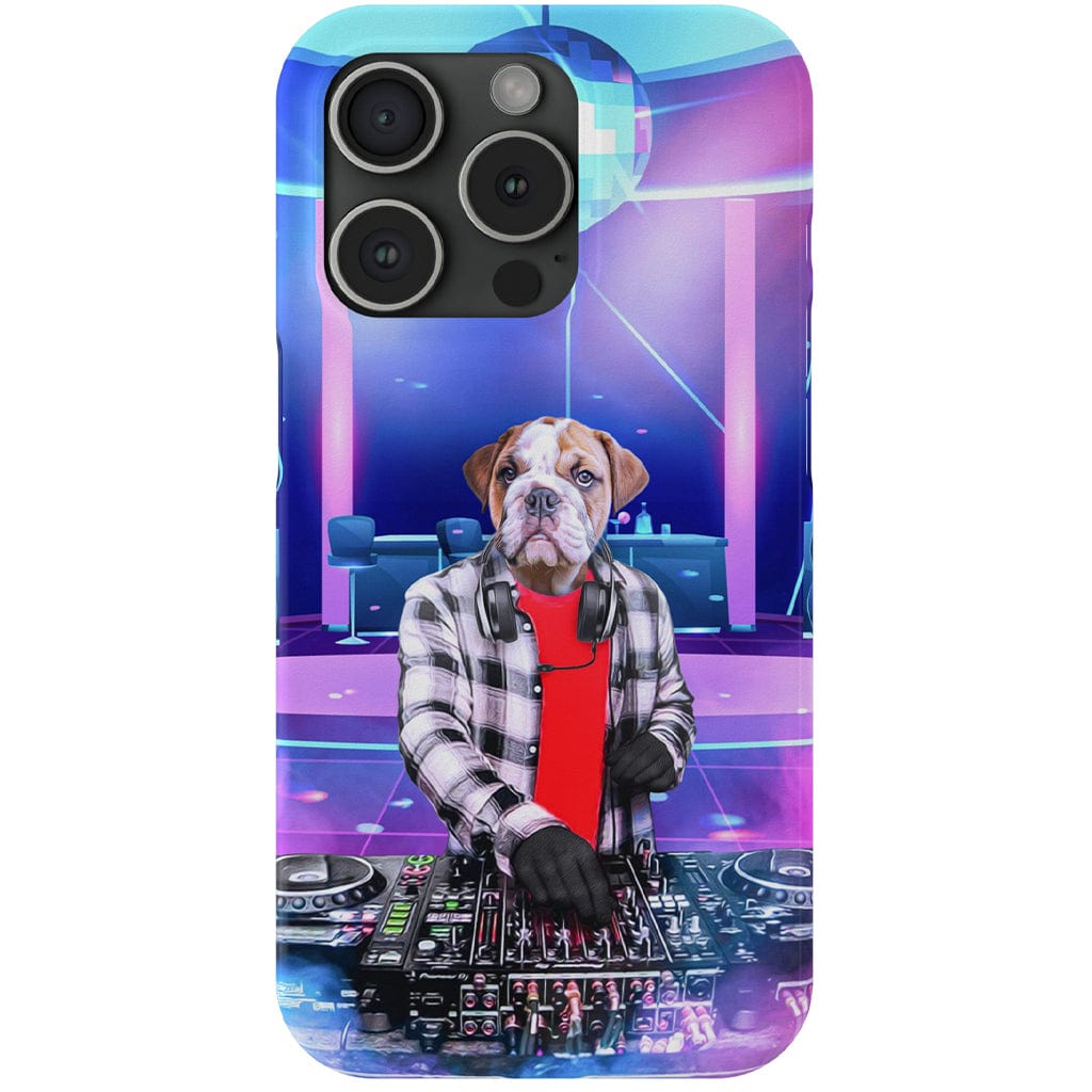 Funda para móvil personalizada &#39;El DJ masculino&#39;