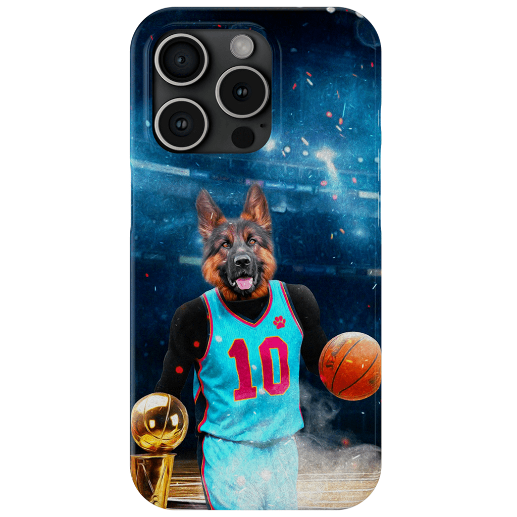 Funda para móvil personalizada &#39;El jugador de baloncesto&#39;