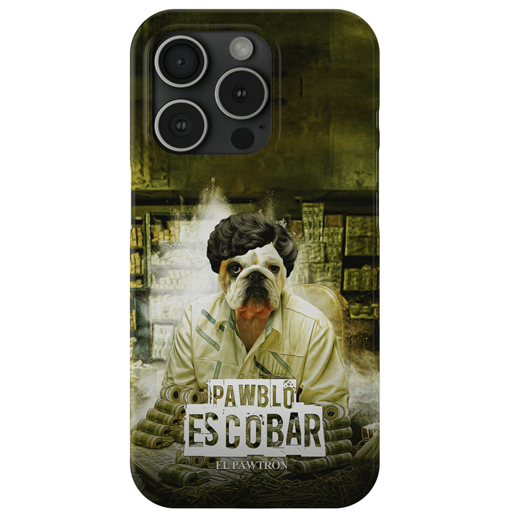 Funda para móvil personalizada &#39;Pawblo Escobar&#39;