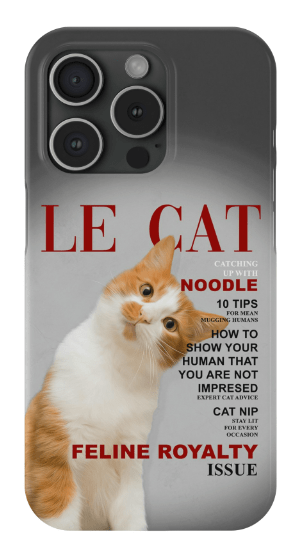 Funda para móvil personalizada &#39;Le Cat&#39;