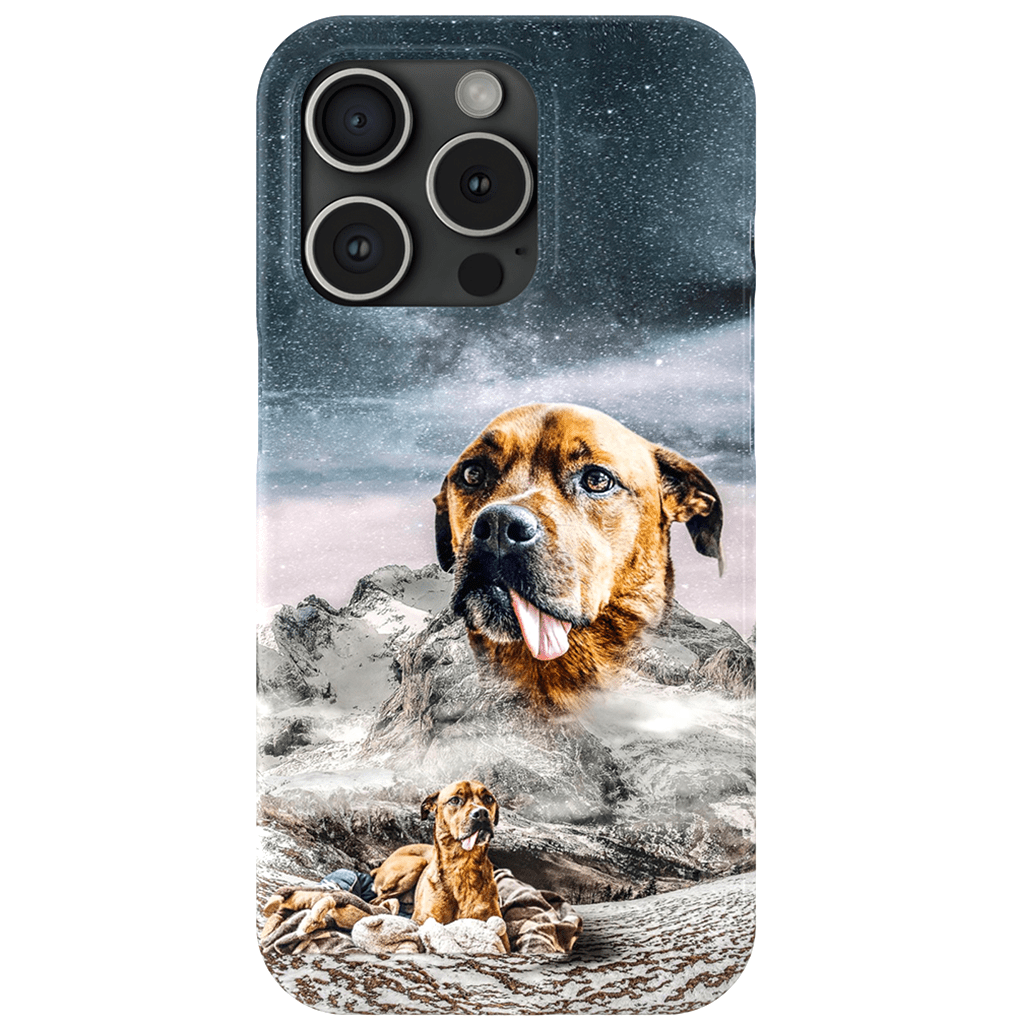 Funda para teléfono personalizada &#39;Majestic Snowy Mountain&#39;