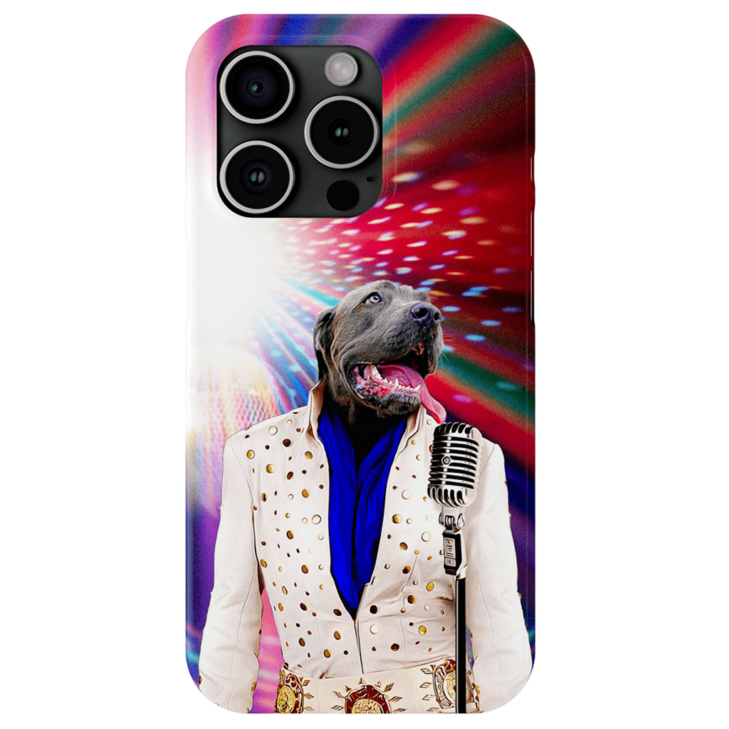 Funda para teléfono personalizada &#39;Elvis Pawsley&#39;