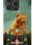 Funda para móvil personalizada 'Jurassic Meow'