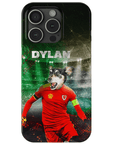 Funda para teléfono personalizada 'Wales Doggos Soccer'