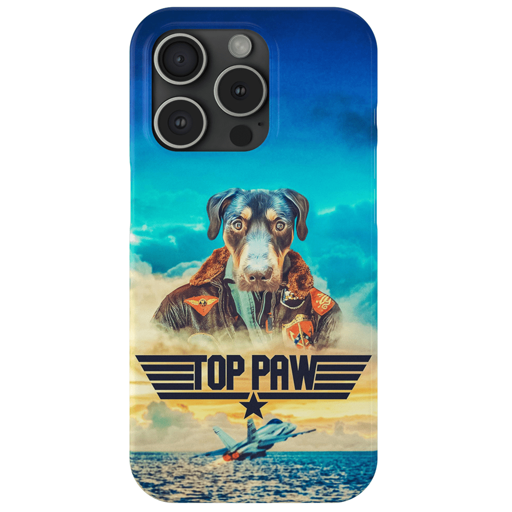 Funda para teléfono personalizada &#39;Top Paw&#39;