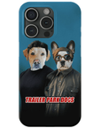 'Trailer Park Dogs 1' Funda personalizada para teléfono con 2 mascotas