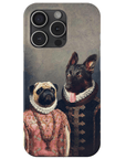 Funda personalizada para teléfono con 2 mascotas 'Duque y Archiduquesa'