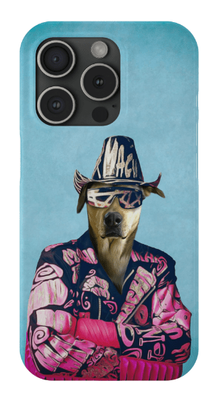 Funda para teléfono personalizada &#39;Macho Man Randy Dogger&#39;