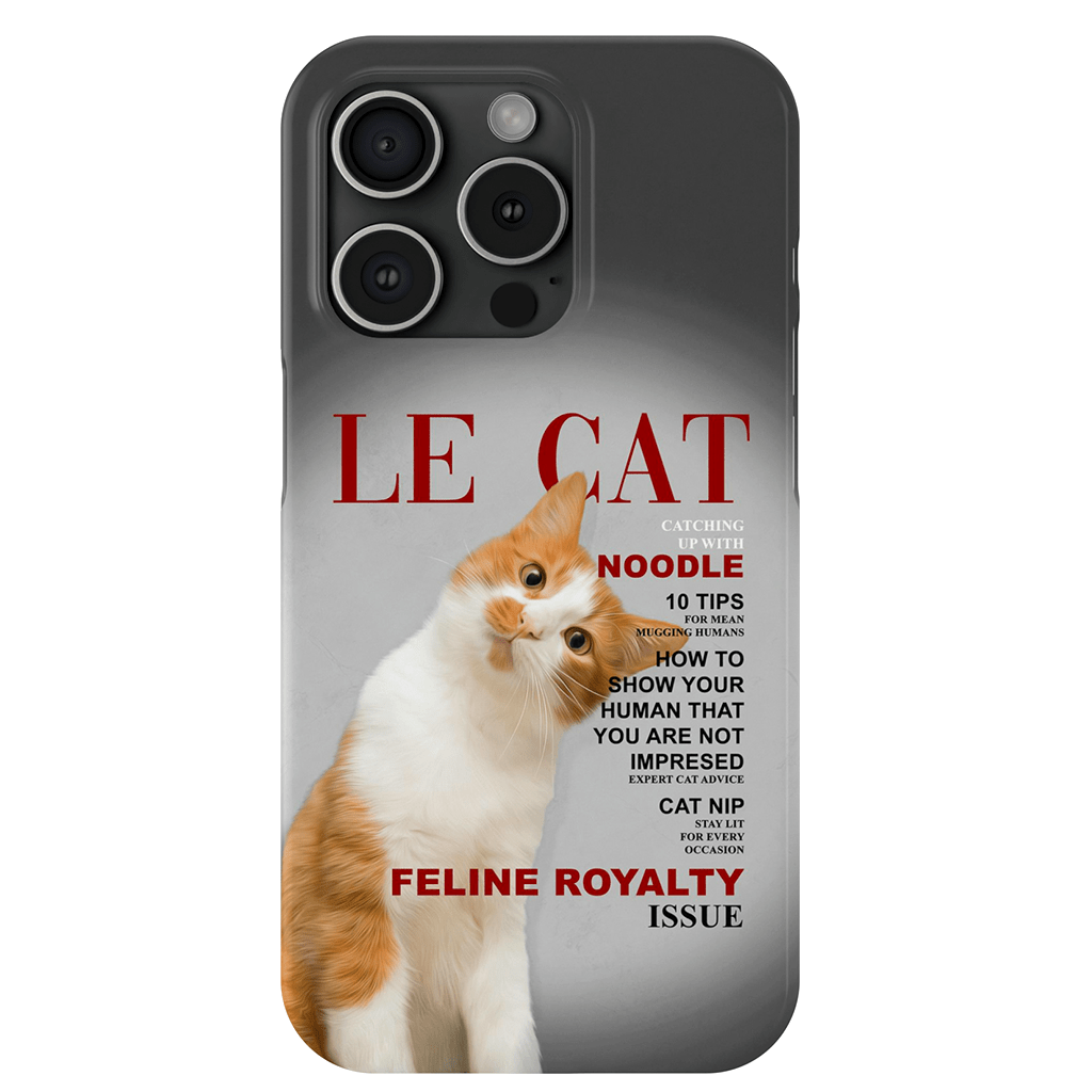 Funda para móvil personalizada &#39;Le Cat&#39;