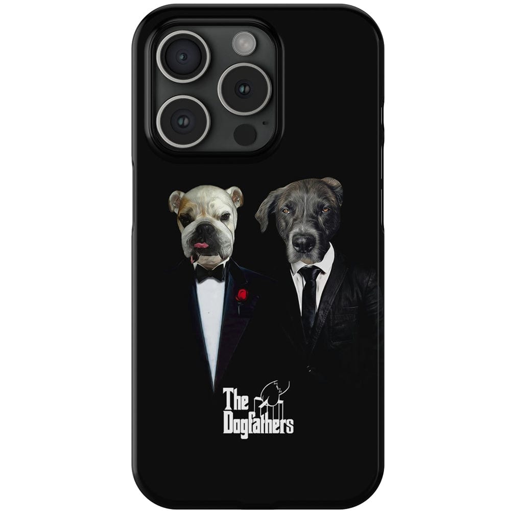 Funda personalizada para teléfono con 2 mascotas &#39;The Dogfathers&#39;