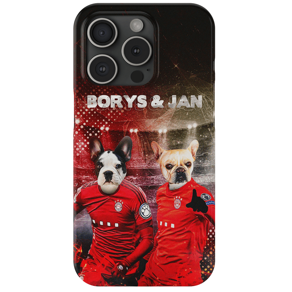 Funda personalizada para teléfono con 2 mascotas &#39;Poland Doggos&#39;