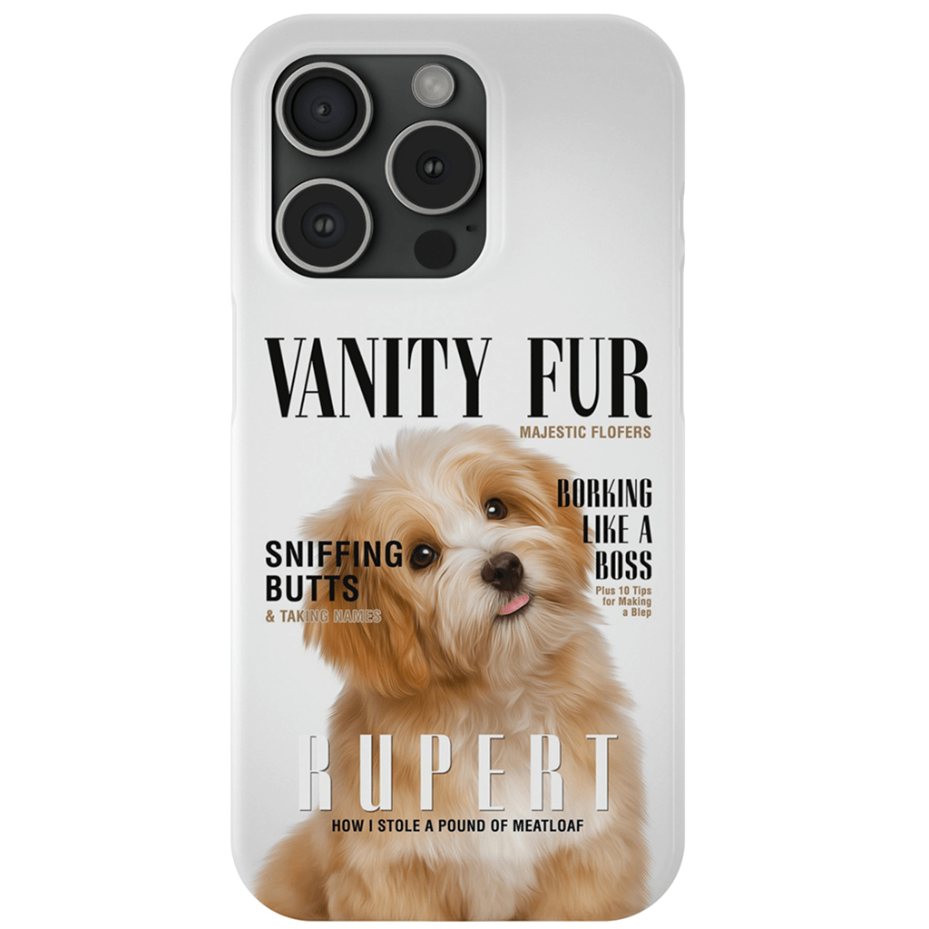 Funda para teléfono personalizada &#39;Vanity Fur&#39;