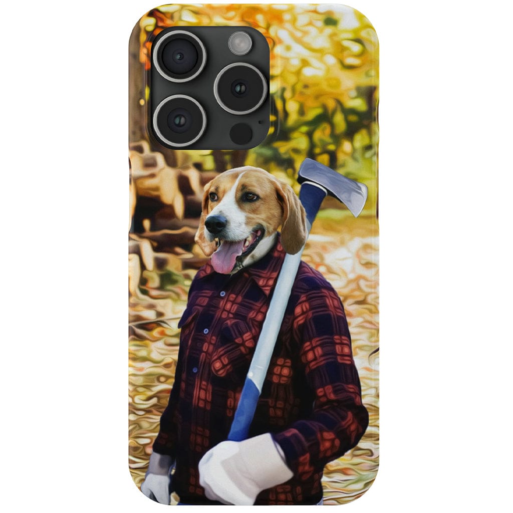 Funda para móvil personalizada &#39;El leñador&#39;