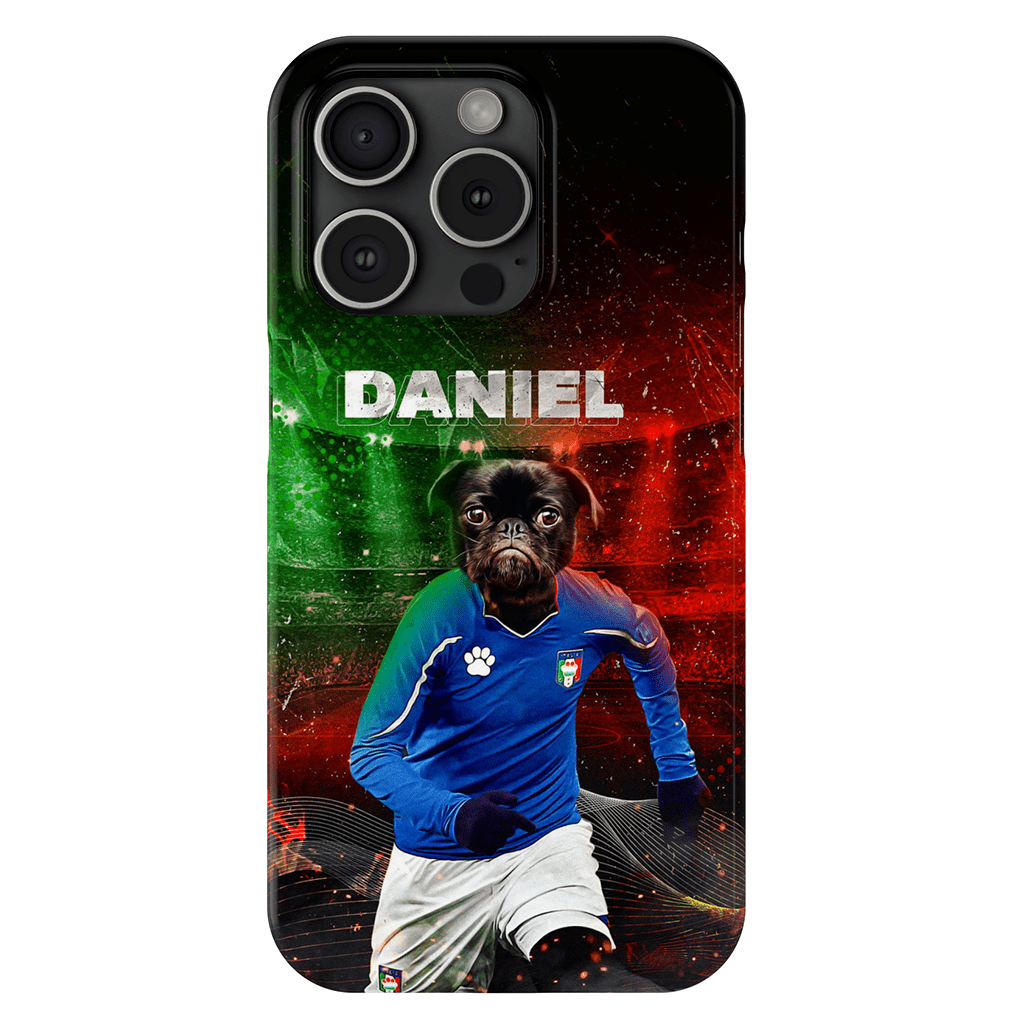 Funda para móvil personalizada &#39;Italia Doggos Soccer&#39;