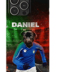 Funda para móvil personalizada 'Italia Doggos Soccer'