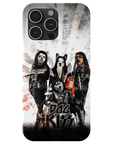 Funda personalizada para teléfono con 4 mascotas 'Kiss Doggos'