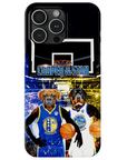 Funda personalizada para teléfono con 2 mascotas 'Golden State Doggos'